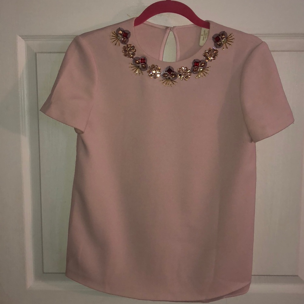 Kate Spade Alexandra Embellished Top